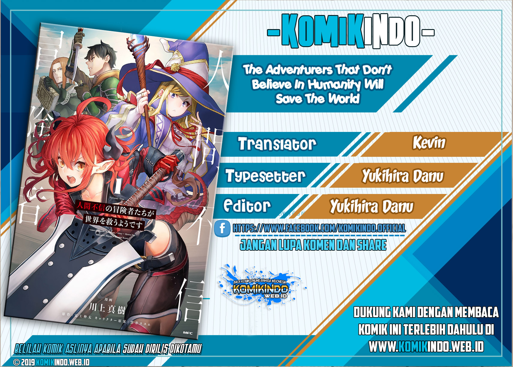 The Adventurers That Don’t Believe In Humanity Will Save The World Chapter 02 Bahasa Indonesia